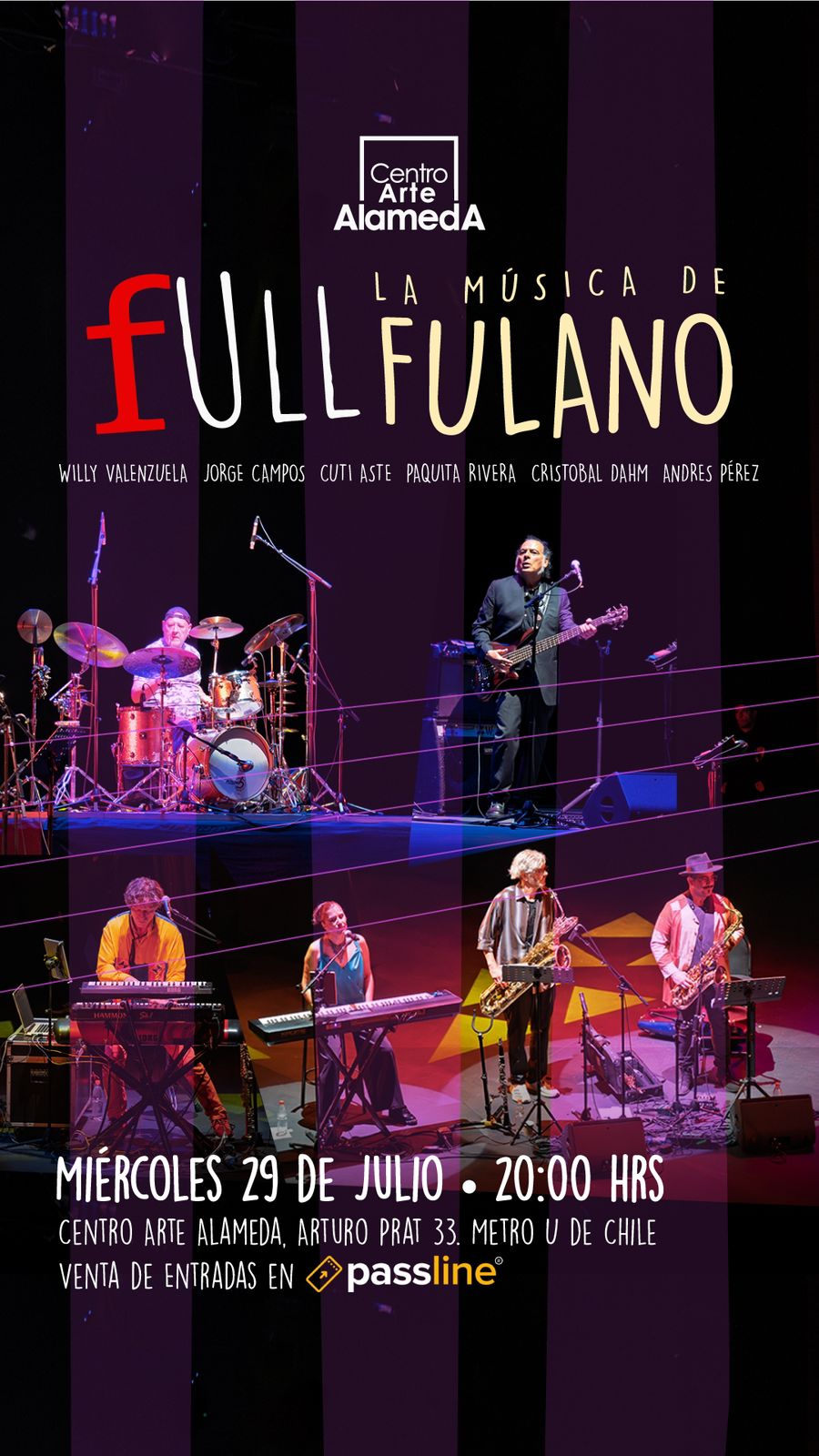 fULL, la música de Fulano agenda concierto en el Centro Arte Alameda